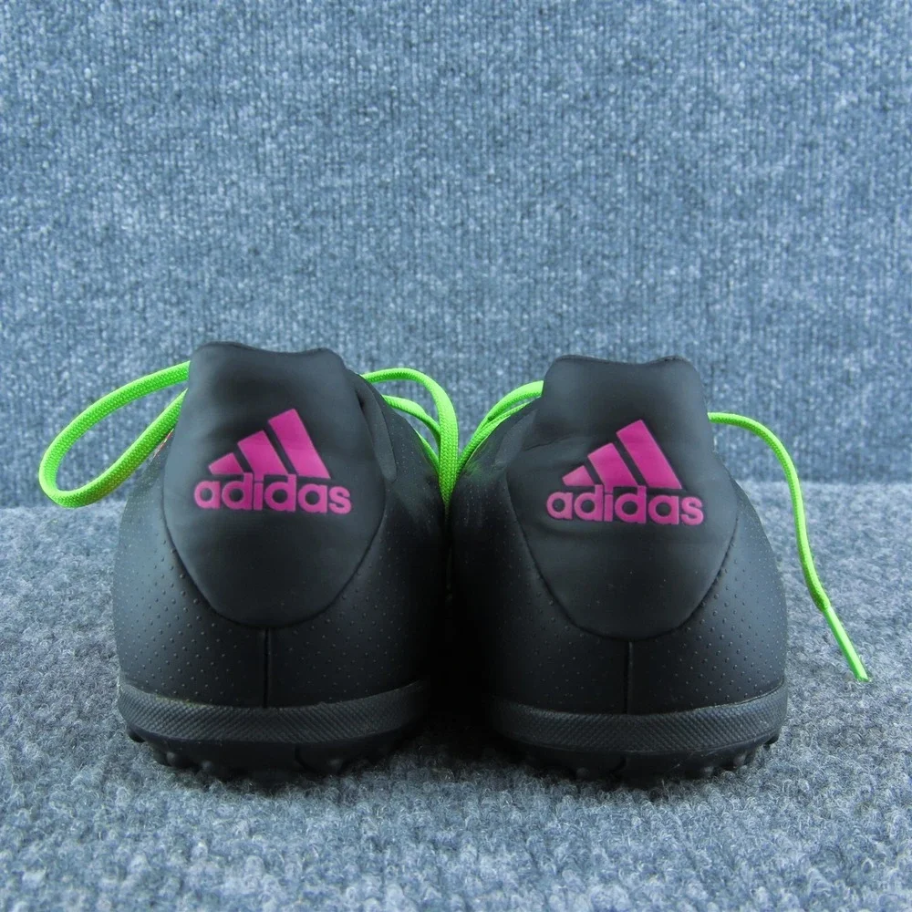 adidas Boys Sneaker Shoes Athletic Black Synthetic Lace Up Size Y 4.5 Medium‎